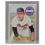 1969 Topps Baseball Phil Niekro HOF 355 1969 Topps Baseball Phil Niekro HOF 355