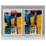 (2) 1990-91 NBA Hoops Spurs Checklist 378 Robinson (2) 1990-91 NBA Hoops Spurs Checklist 378 Robinson