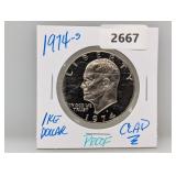 1974-S PF Clad Ike $1 Dollar 1974-S PF Clad Ike $1 Dollar