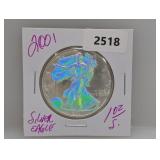 2001 1oz .999 Silv Holographic Eagle $1 Dollar 2001 1oz .999 Silv Holographic Eagle $1 Dollar