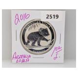 2016 1oz .999 Silv Australian Koala $1 2016 1oz .999 Silv Australian Koala $1