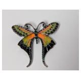 Vtg Enameled Butterfly Brooch Vtg Enameled Butterfly Brooch