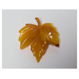 Vtg Avon Amber Lucite Maple Leaf Brooch Vtg Avon Amber Lucite Maple Leaf Brooch
