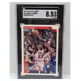 1997-98 UD Coll. Choice Bulls #CB6 Jordan SGC 8.5 1997-98 UD Coll. Choice Bulls #CB6 Jordan SGC 8.5