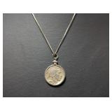 18" .925 Sterl Chain w/1938 Buffalo Nickel 18" .925 Sterl Chain w/1938 Buffalo Nickel
