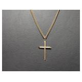 24" 14K GF Chain w/Cross Pendant 24" 14K GF Chain w/Cross Pendant