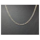 20" .925 Sterl Figaro Chain Necklace 20" .925 Sterl Figaro Chain Necklace