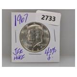 1967 40% Silv JFK Half $1 Dollar 1967 40% Silv JFK Half $1 Dollar