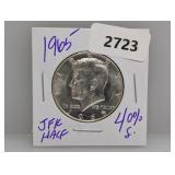 1965 40% Silv JFK Half $1 Dollar 1965 40% Silv JFK Half $1 Dollar