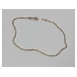 7" .925 Sterl Twisted Rope Chain Bracelet 7" .925 Sterl Twisted Rope Chain Bracelet