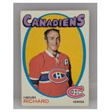 1971/72 Topps Hockey HENRI RICHARD HOF 120 1971/72 Topps Hockey HENRI RICHARD HOF 120