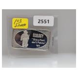 1oz .999 Silv Smokey the Bear Art Bar 1oz .999 Silv Smokey the Bear Art Bar