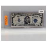 1934-C Blue Seal $5 Silver Certificate 1934-C Blue Seal $5 Silver Certificate