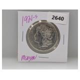 1921-S 90% Silv Morgan $1 Dollar 1921-S 90% Silv Morgan $1 Dollar