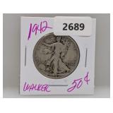1942 90% Silv Walker Half $1 Dollar 1942 90% Silv Walker Half $1 Dollar