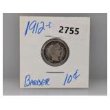 1912-D 90% Silv Barber Dime 1912-D 90% Silv Barber Dime