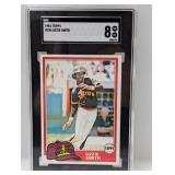 1981 Topps #254 Ozzie Smith SGC 8 NM-MT 1981 Topps #254 Ozzie Smith SGC 8 NM-MT
