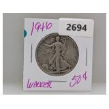 1946 90% Silv Walker Half $1 Dollar 1946 90% Silv Walker Half $1 Dollar