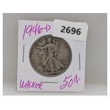 1946-D 90% Silv Walker Half $1 Dollar 1946-D 90% Silv Walker Half $1 Dollar