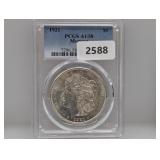 PCGS 1921 AU58 90% Silv Morgan $1 Dollar PCGS 1921 AU58 90% Silv Morgan $1 Dollar