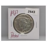 1927 90% Silv Peace $1 Dollar 1927 90% Silv Peace $1 Dollar