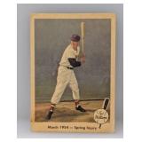 1959 Fleer Ted Williams 1954 Spring Injury Crease 1959 Fleer Ted Williams 1954 Spring Injury Crease
