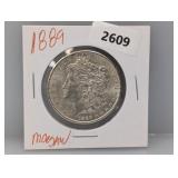 1889 90% Silv Morgan $1 Dollar 1889 90% Silv Morgan $1 Dollar