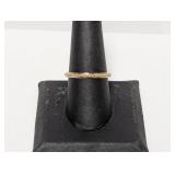 .925 Sterling Yellow Stone Eternity Band Sz 9 .925 Sterling Yellow Stone Eternity Band Sz 9
