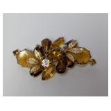 Vtg Floral Brooch w/Embellishments Vtg Floral Brooch w/Embellishments