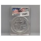 CAC 2025 MS70 1oz .999 Silv Eagle $1 CAC 2025 MS70 1oz .999 Silv Eagle $1