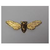 Vtg Gold Tone Cicada Brooch Vtg Gold Tone Cicada Brooch