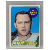 1969 Topps Baseball Catfish Hunter HOF 235 1969 Topps Baseball Catfish Hunter HOF 235