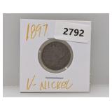 1897 V Nickel 1897 V Nickel