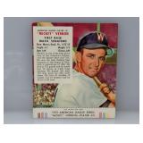 1953 Red Man Tobacco Mickey Vernon #21 Crease 1953 Red Man Tobacco Mickey Vernon #21 Crease