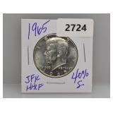 1965 40% Silv JFK Half $1 Dollar 1965 40% Silv JFK Half $1 Dollar