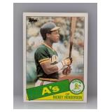 1985 Topps #115 Rickey Henderson 1985 Topps #115 Rickey Henderson