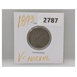 1893 V Nickel 1893 V Nickel