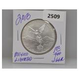 2018 1oz .999 Silv Mexico Libertad 2018 1oz .999 Silv Mexico Libertad