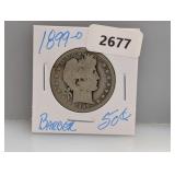 1899-O 90% Silv Barber Half $1 Dollar 1899-O 90% Silv Barber Half $1 Dollar