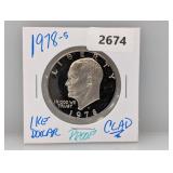 1978-S PF Clad Ike $1 Dollar 1978-S PF Clad Ike $1 Dollar