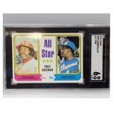 1974 Topps Hank Aaron All-Star 332 SGC 6 1974 Topps Hank Aaron All-Star 332 SGC 6