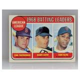 1969 Topps Baseball LEADERS YASTRZEMSKI/OLIVA 1 1969 Topps Baseball LEADERS YASTRZEMSKI/OLIVA 1