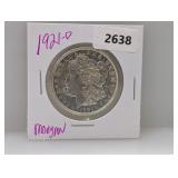 1921-D 90% Silv Morgan $1 Dollar 1921-D 90% Silv Morgan $1 Dollar