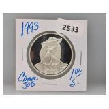 1993 1oz .999 Silver Joe Camel Round 1993 1oz .999 Silver Joe Camel Round