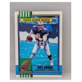 1990 Topps Super Rookie #482 Troy Aikman 1990 Topps Super Rookie #482 Troy Aikman