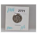 1944 90% Silv Mercury Dime 1944 90% Silv Mercury Dime