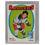 1971/72 Topps Hockey BRAD PARK HOF 40 1971/72 Topps Hockey BRAD PARK HOF 40
