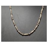 24" .925 Sterl Minimalist Bead Necklace 24" .925 Sterl Minimalist Bead Necklace