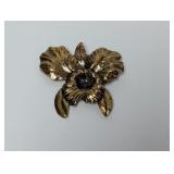 Vtg Gold Toned Orchid Brooch Vtg Gold Toned Orchid Brooch