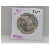 1921 90% Silv Morgan $1 Dollar 1921 90% Silv Morgan $1 Dollar